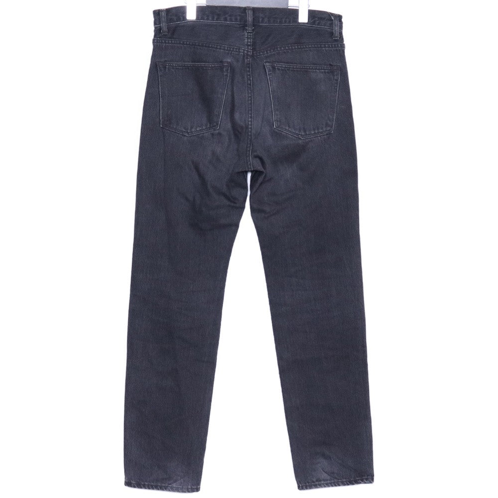 COMOLI Black Denim 5-Pocket Jeans Size 2