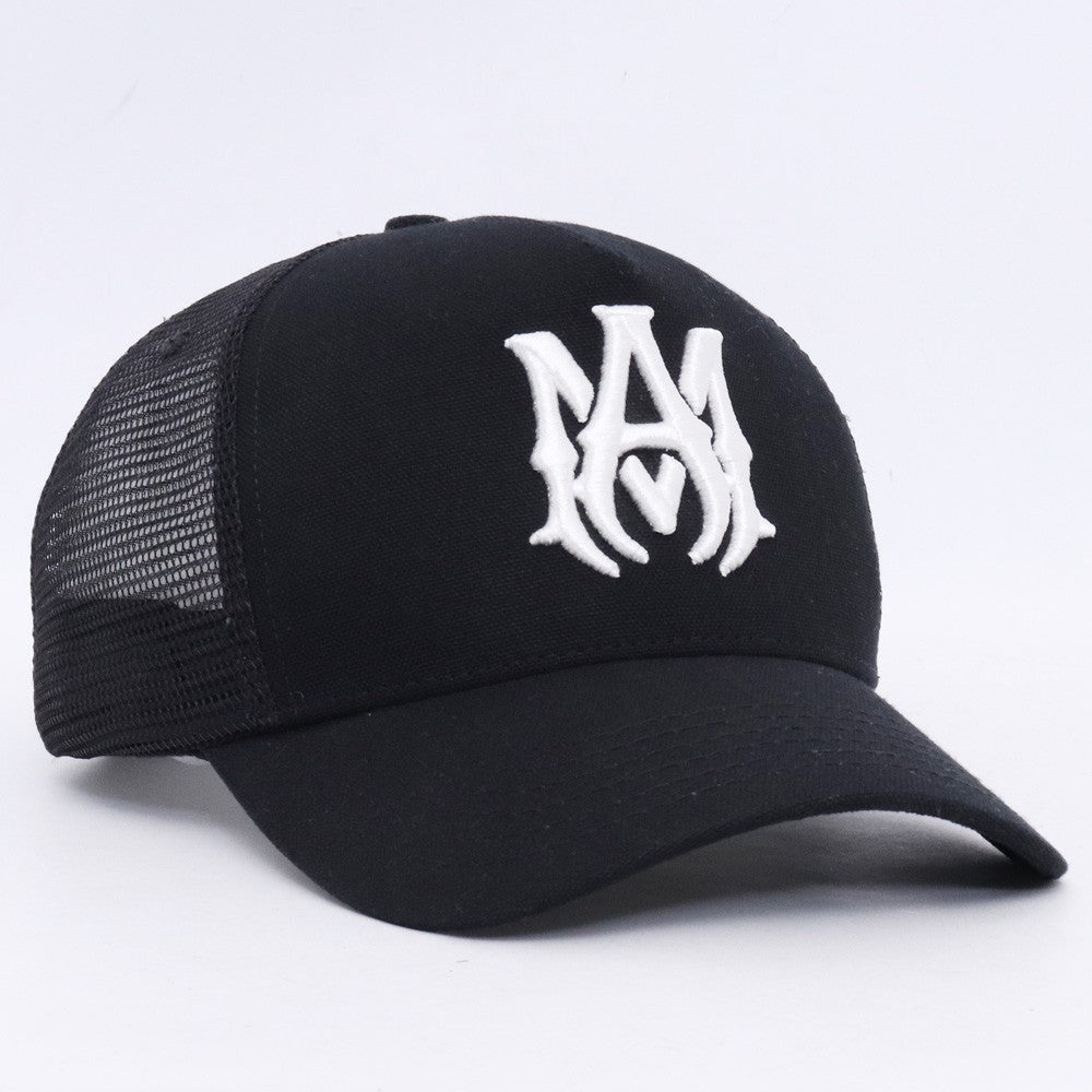 AMIRI 24AW MA Logo Mesh Trucker Hat Black Size F