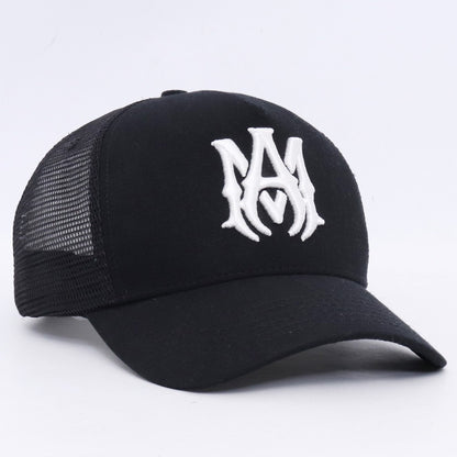 AMIRI 24AW MA Logo Mesh Trucker Hat Black Size F