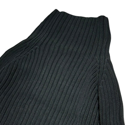 Y's Short Thick Ribbed Cotton Turtleneck Sweater Size 3