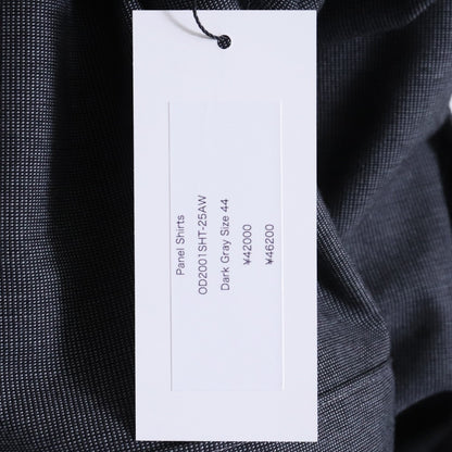 OPPOSE DUALITY 25AW Gray Panel Shirt Size 44