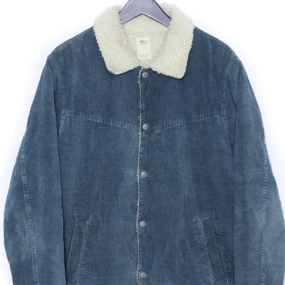 Ron Herman (FW18) Navy Corduroy Boa Jacket Size L