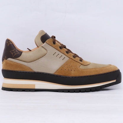 LOUIS VUITTON Harlem Monogram Sneakers Brown Size 25.5cm