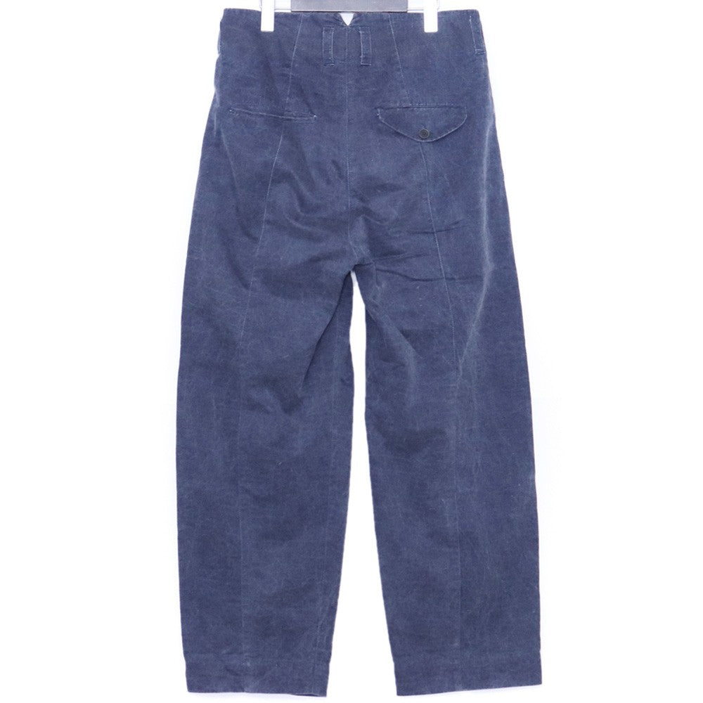 HANNIBAL Washed Two-Tuck Wide Casual Pants Size 46