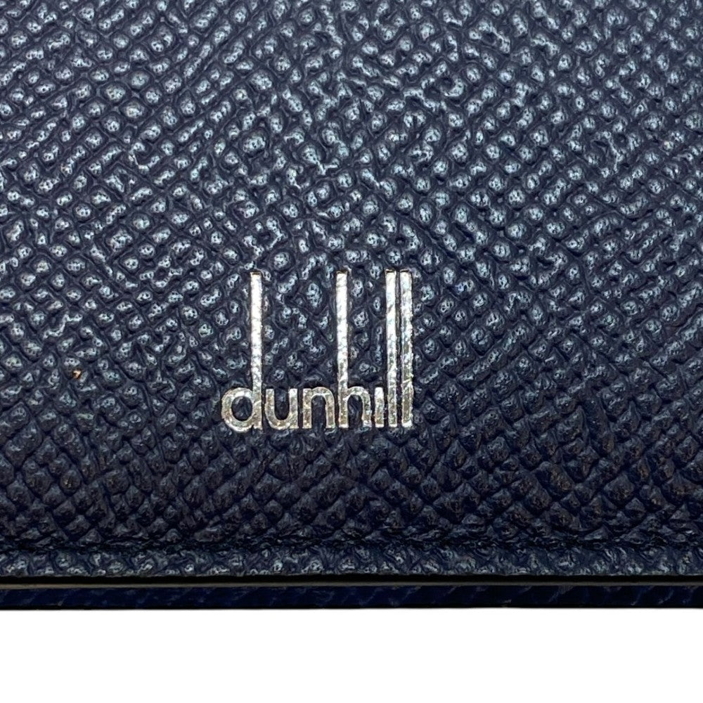 DUNHILL Cadogan Bi-Fold Wallet Navy Blue Size F