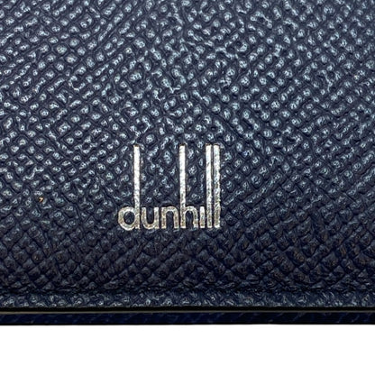DUNHILL Cadogan Bi-Fold Wallet Navy Blue Size F