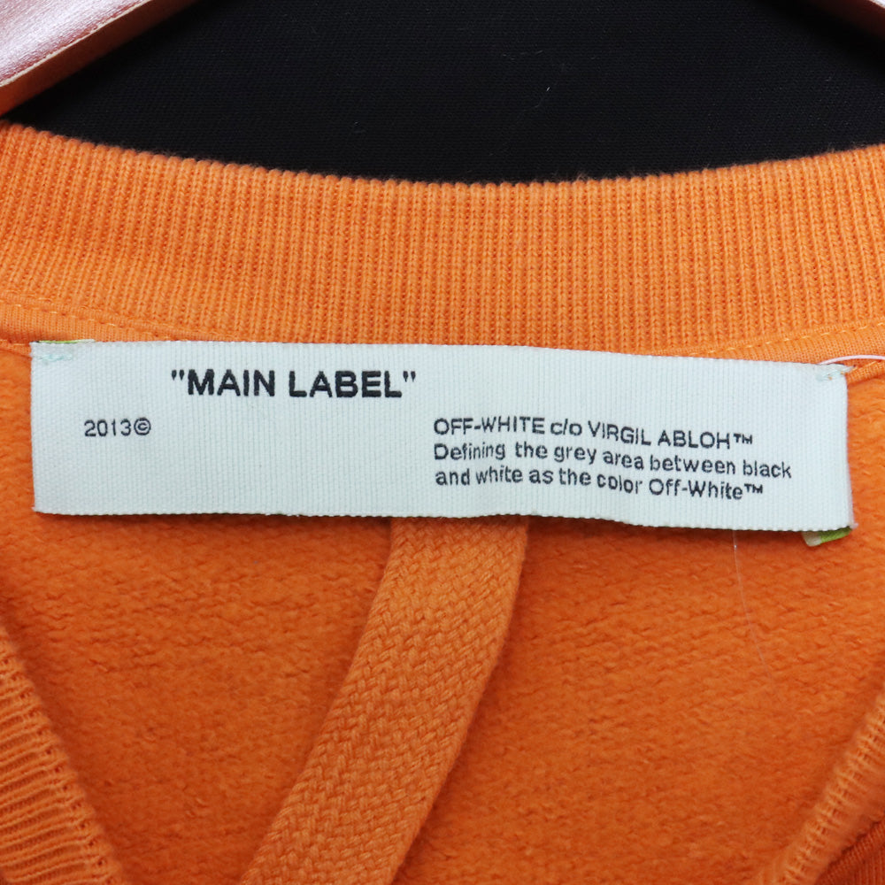 Off-White Spray Arrow Sweatshirt Orange Size M