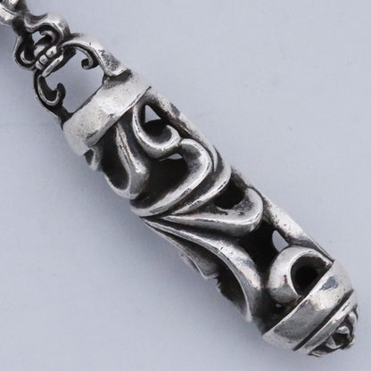 Chrome Hearts Old Roller Scroll Necklace Black Size F