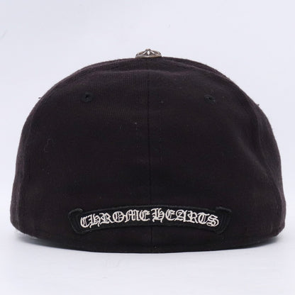 CHROME HEARTS CH Embroidered Trucker Cap Black Size 7 1/4