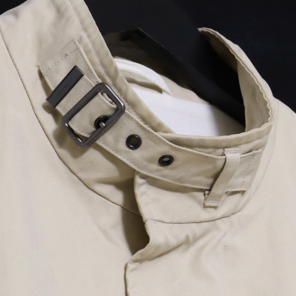 JIL SANDER 02SS Belted Moto Blouson Beige Size 54