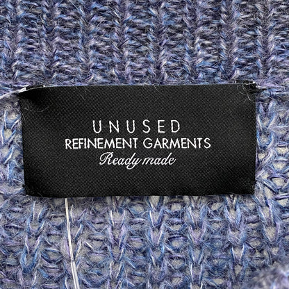 UNUSED 21AW Mix Cardigan Blue Size 3