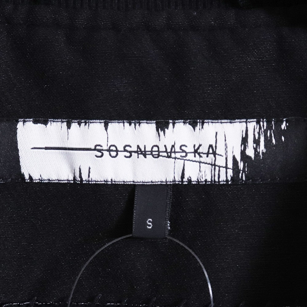 SOSNOVSKA LOOM OSAKA Wide Patch Pocket Bomber Black Size S
