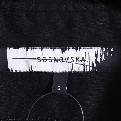 SOSNOVSKA LOOM OSAKA Wide Patch Pocket Bomber Black Size S