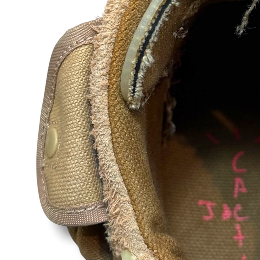 NIKE x TRAVIS SCOTT Air Jordan 6 Sneakers Beige Size 26.5cm