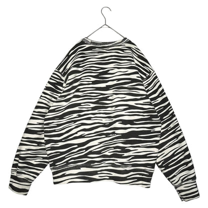AW Box Logo Crewneck x SUPREME 22AW Zebra Box Logo Crewneck Sweatshirt Size M