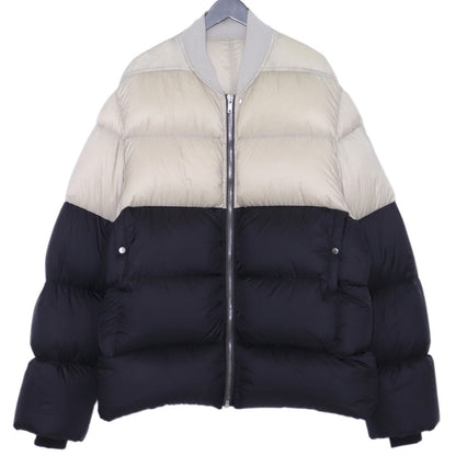 RICK OWENS 21AW Flight Down Jacket Beige/Black Size 46