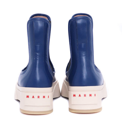 MARNI CHELSEA BOOT Nappa Leather Chelsea Boots Blue Size 35