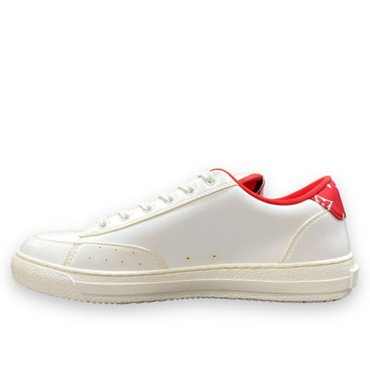 LOUIS VUITTON Charlie Line Sneakers White Red