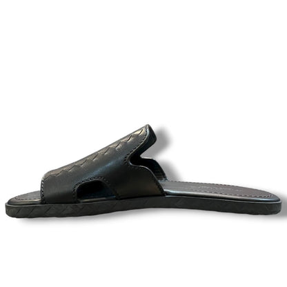BOTTEGA VENETA Black Leather Sandals Black Size 39