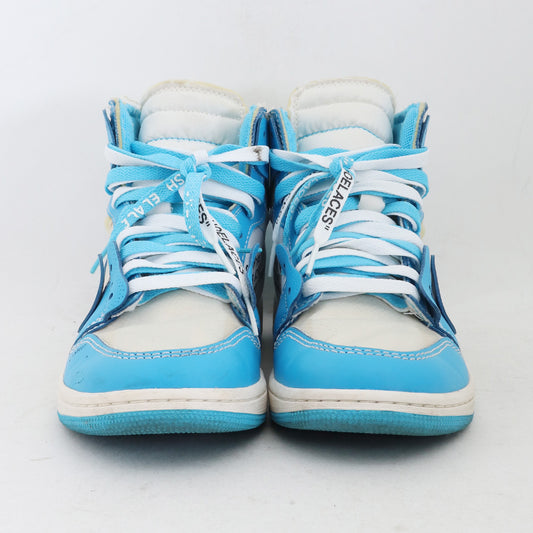 Off-White Air Jordan 1 High UNC White Sneakers Size 26cm