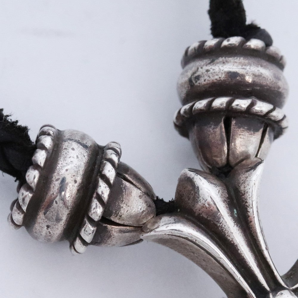 CHROME HEARTS Small CH Cross Necklace Silver Size ONE SIZE