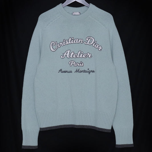 DIOR HOMME 20SS ATELIER KNIT Sweater Green Size M