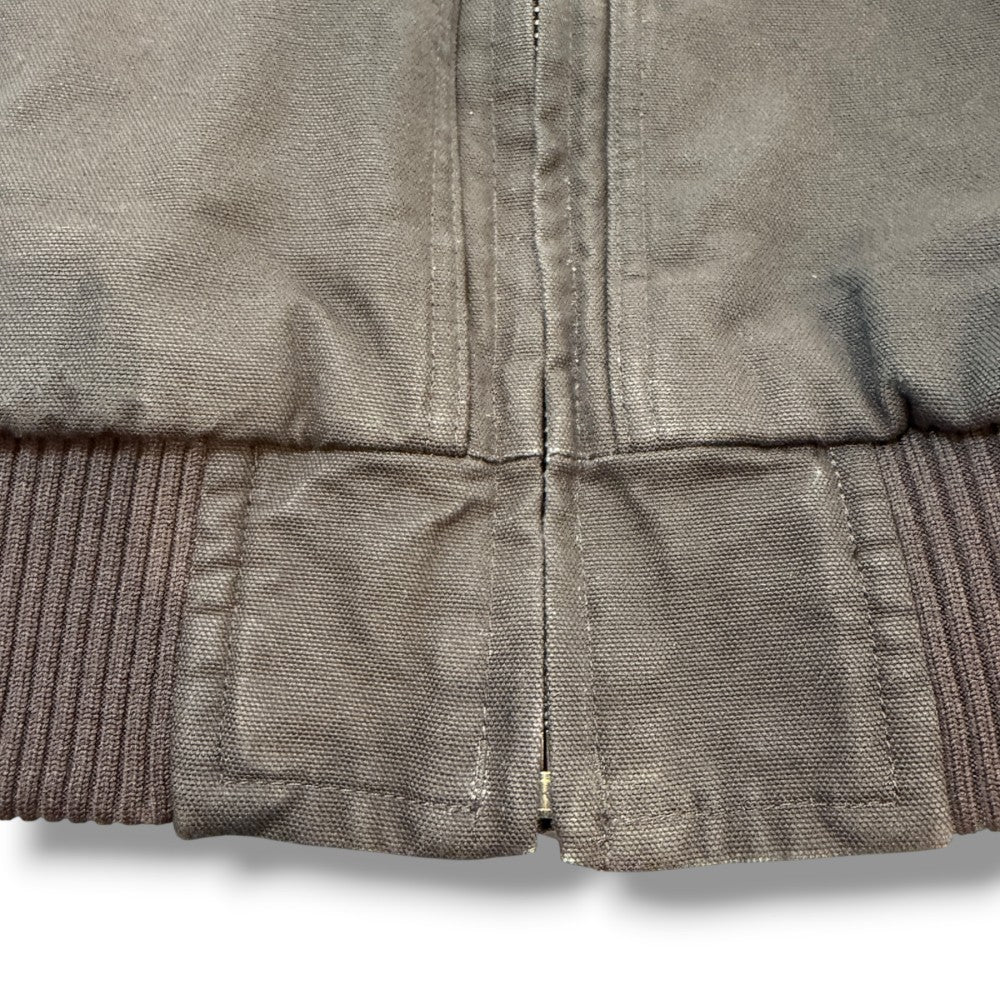 CARHARTT Washed Duck Insulated Active Jacket Brown Size L