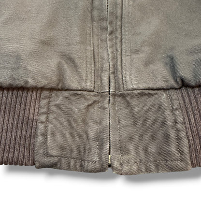 CARHARTT Washed Duck Insulated Active Jacket Brown Size L