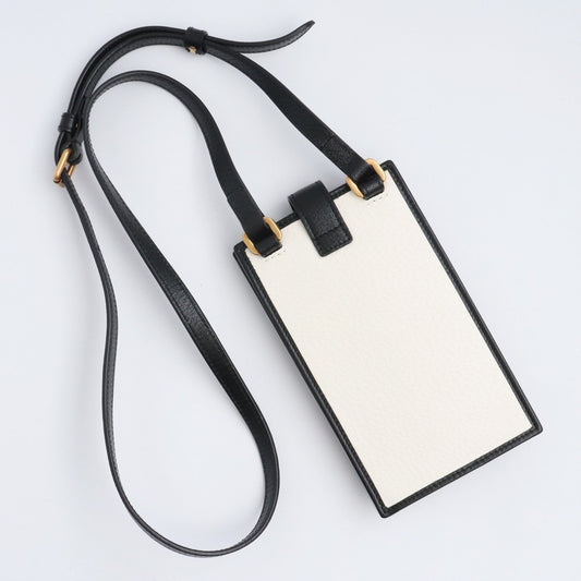 GUCCI Smartphone Shoulder Bag x ADIDAS Black Size F