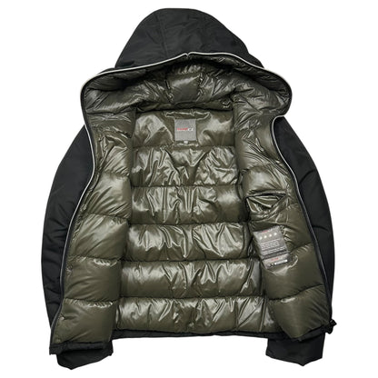 DUVETICA CEBRENO Hooded Down Jacket Black Size 46