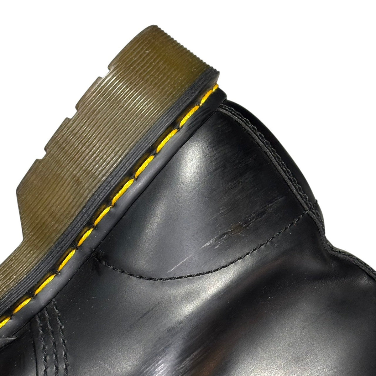 DR.MARTENS 10-Eyelet Leather Boots Black Size 26.5cm