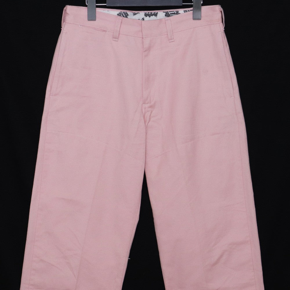 SAINT MICHAEL Wide Chino Pants Pink Size S