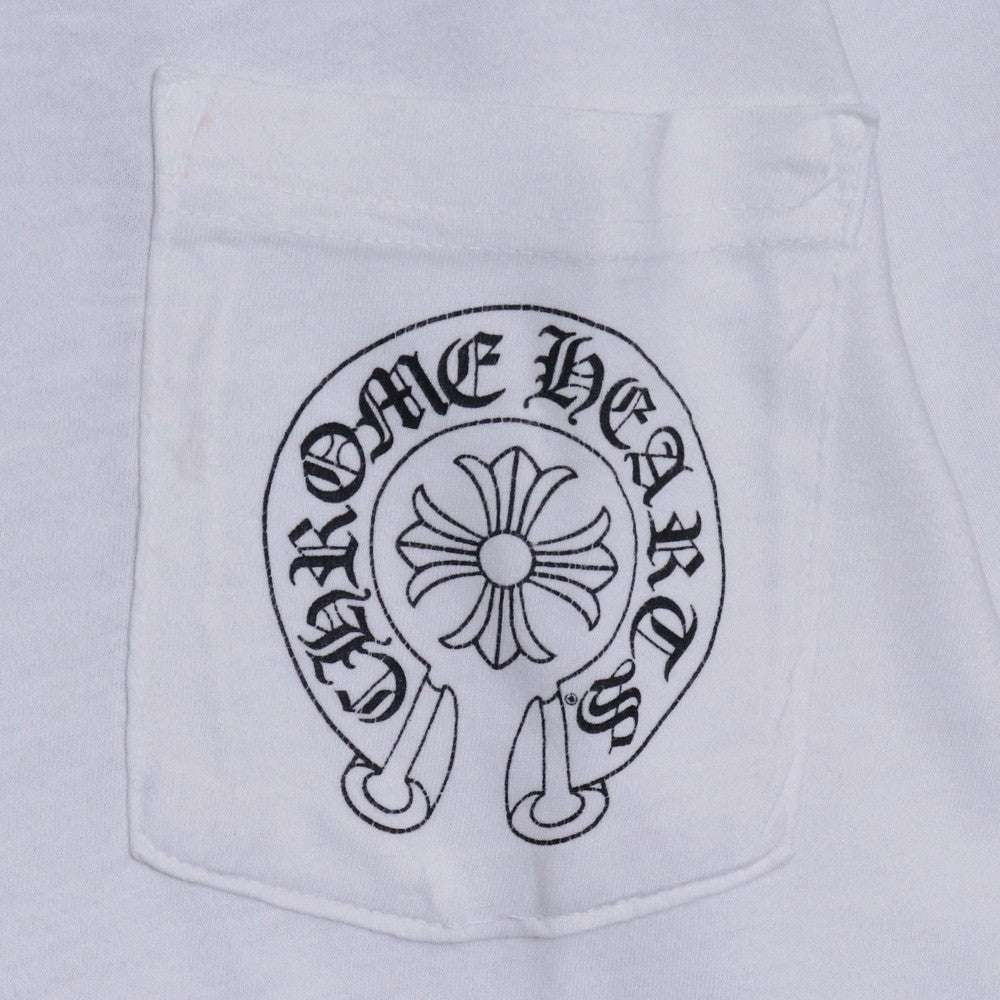 CHROME HEARTS Horseshoe Print T-Shirt White Size S
