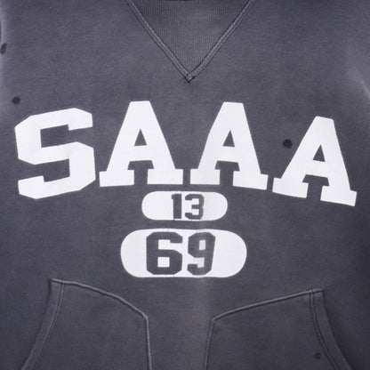 SAINT MICHAEL 25AW Berberjin Fade Hoodie Black Size M
