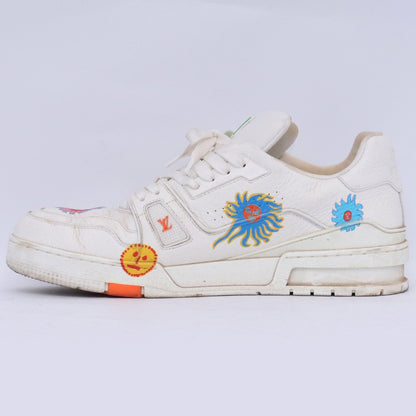 LOUIS VUITTON x Yayoi Kusama LV Trainer Sneakers White