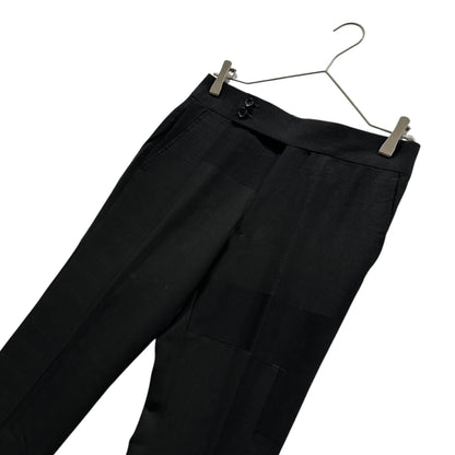 COMME des GARCONS 03AW Silk-Blend Straight-Leg Pants Size S