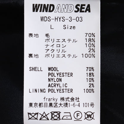 Hysteric Glamour WIND AND SEA 3rd Wool Shirt Khaki Size L