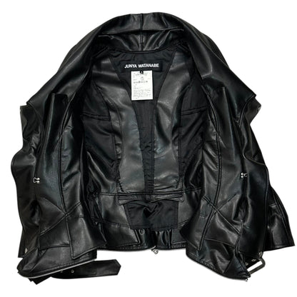 JUNYA WATANABE F/W 2022 Faux Leather Biker Jacket Size S