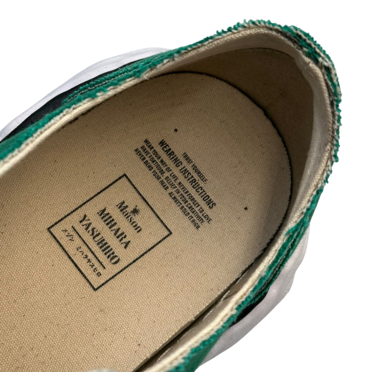Maison MIHARA YASUHIRO 11FW Sneakers Green Size EU 44