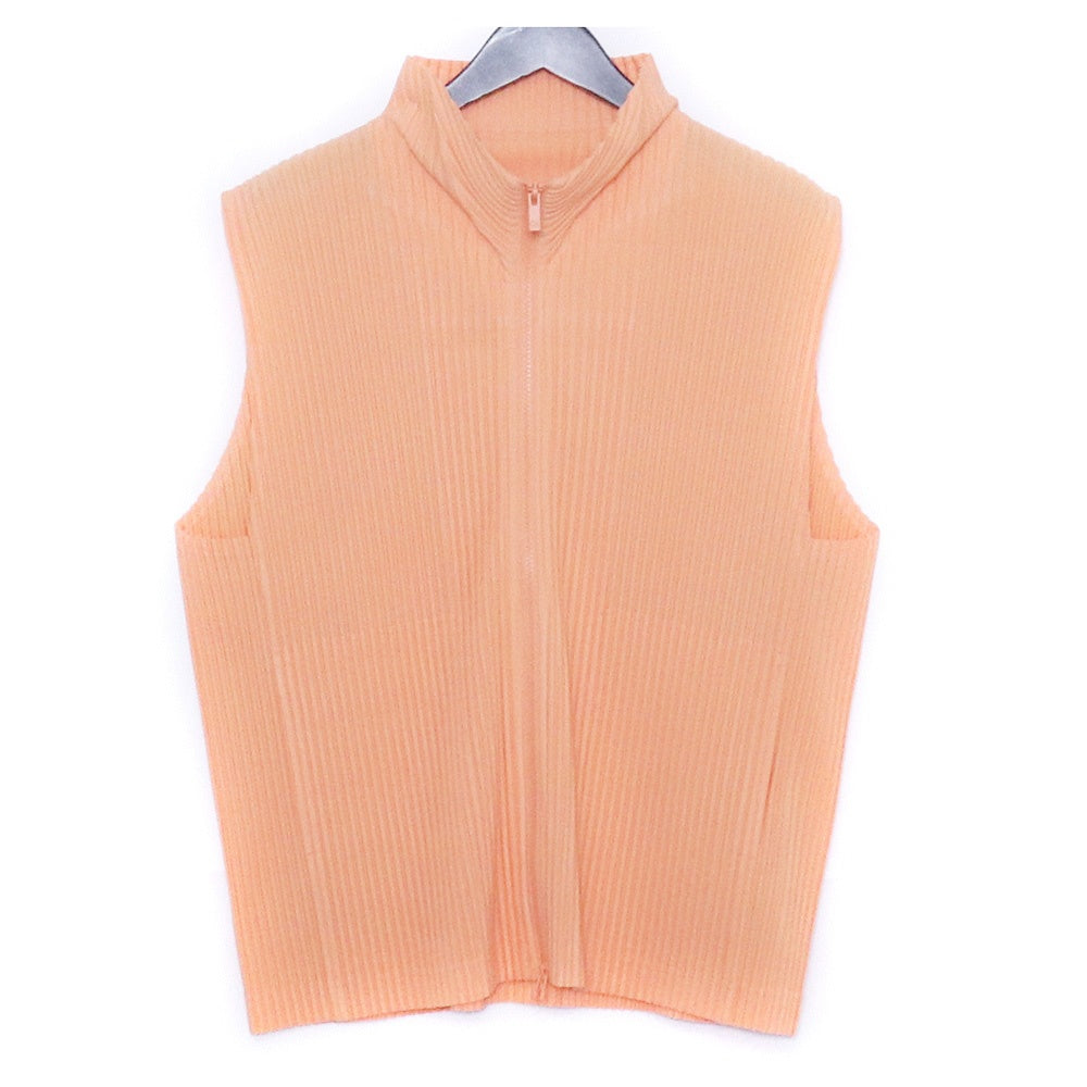 HOMME PLISSE ISSEY MIYAKE 26SS Monthly Vest Orange Size 2