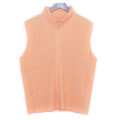 HOMME PLISSE ISSEY MIYAKE 26SS Monthly Vest Orange Size 2