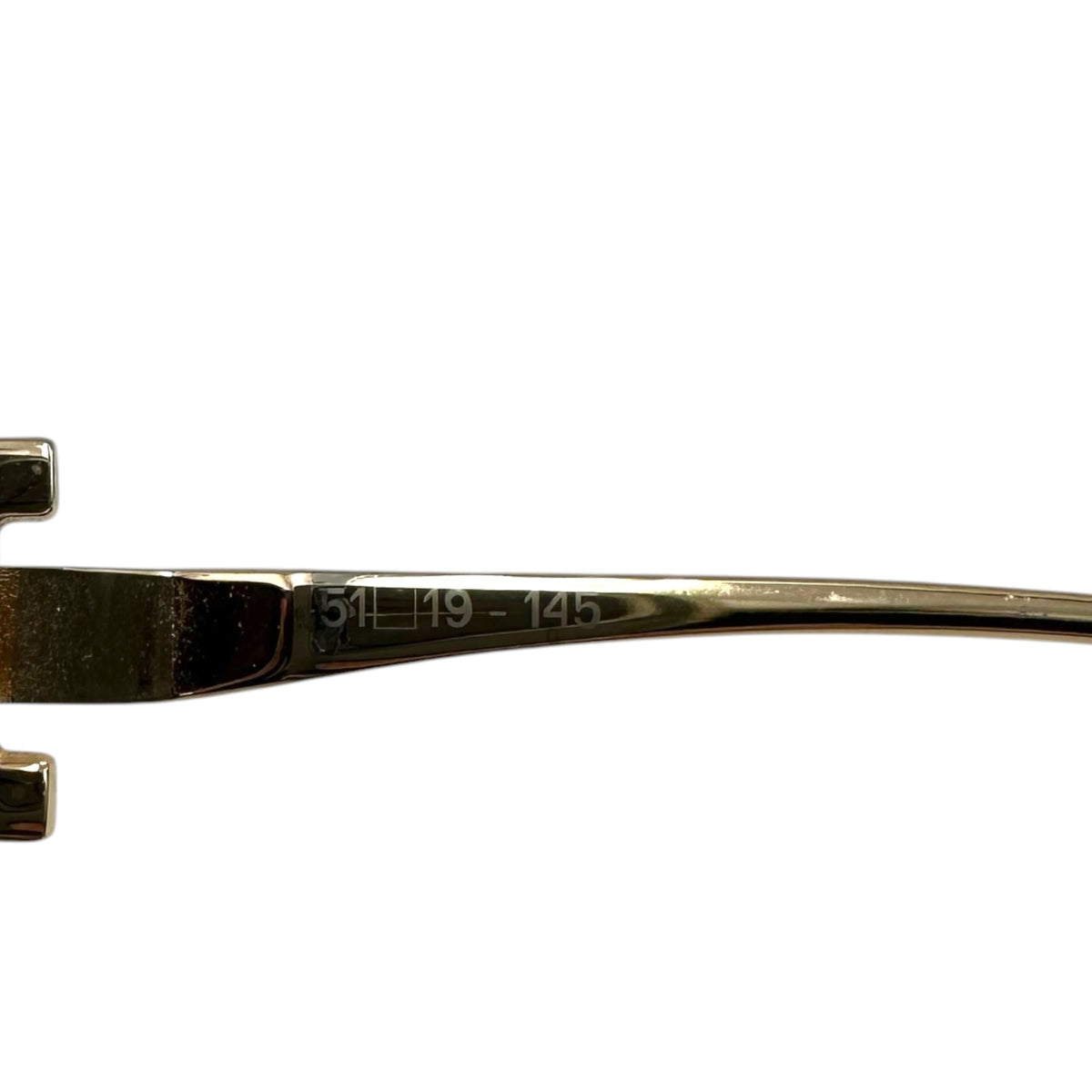 AMBUSH A Chain Sunglasses Black/Gold