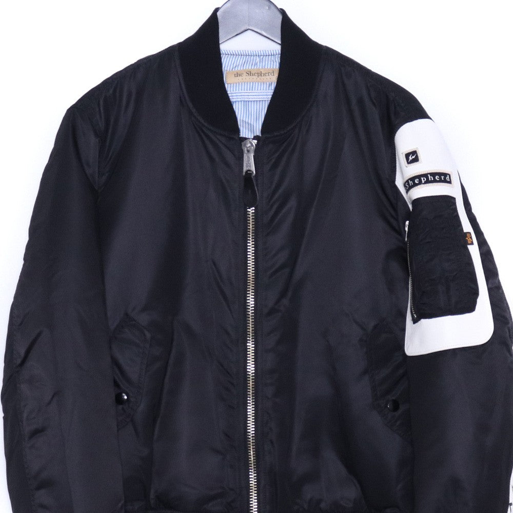 UNDERCOVER × FRAGMENT × ALPHA MA-1 Jacket Black Size M