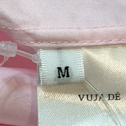VUJA DE Wire Double Cuff Long Sleeve Shirt Pink Size M