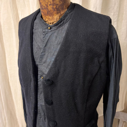 Euro vintage 40s-50s Antique Smock Dress Size FREE