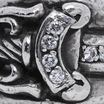 CHROME HEARTS Dagger Pave Diamond Ring Silver Size ONE SIZE