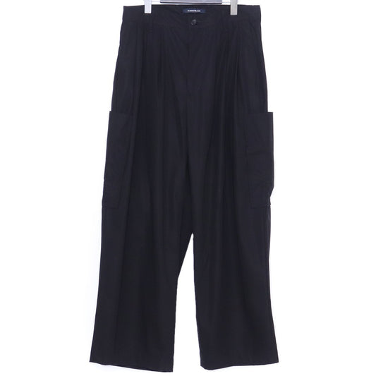 ALMOSTBLACK 25AW 6-Pocket Wide Pants Black Size 2