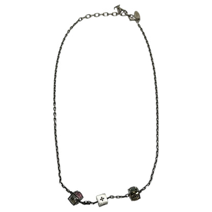 LOUIS VUITTON LV Collier Gamble Cube Necklace
