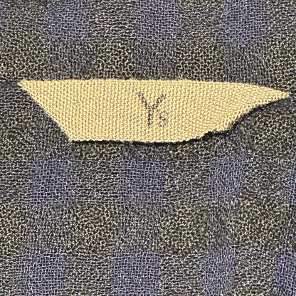 Y's 70s-80s Sheer Check Shirt Multi