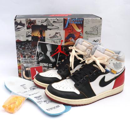 Nike UNION Air Jordan 1 OG Varsity Red Sneakers Size 26.5cm